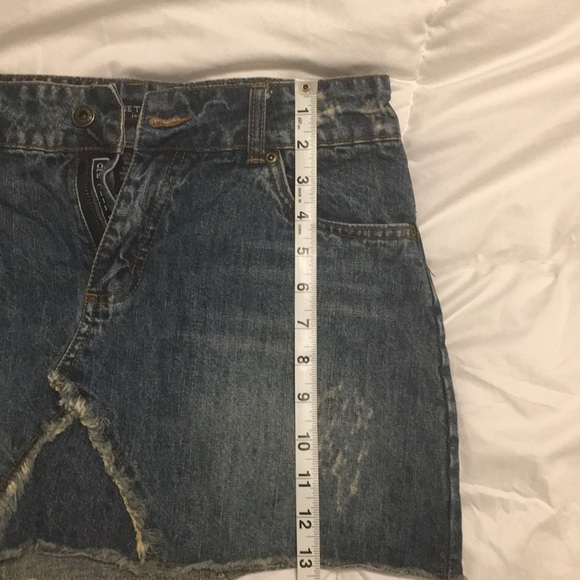 Denim mini skirt size 9/10 - Picture 3 of 8